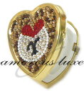 ★*『LOVE LEO』*★ピルケース・サプリメントケース小物入れ・アクセサリーケースレオパード・イニシャル・ハートデザインスワロフスキー社クリスタル(ハート型...