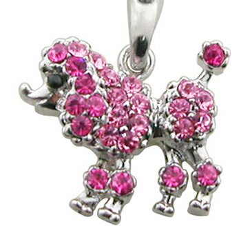 連れて歩きたい★姫プードル♪【スワロフスキー/ジュエリーストラップ】0427アップ祭9