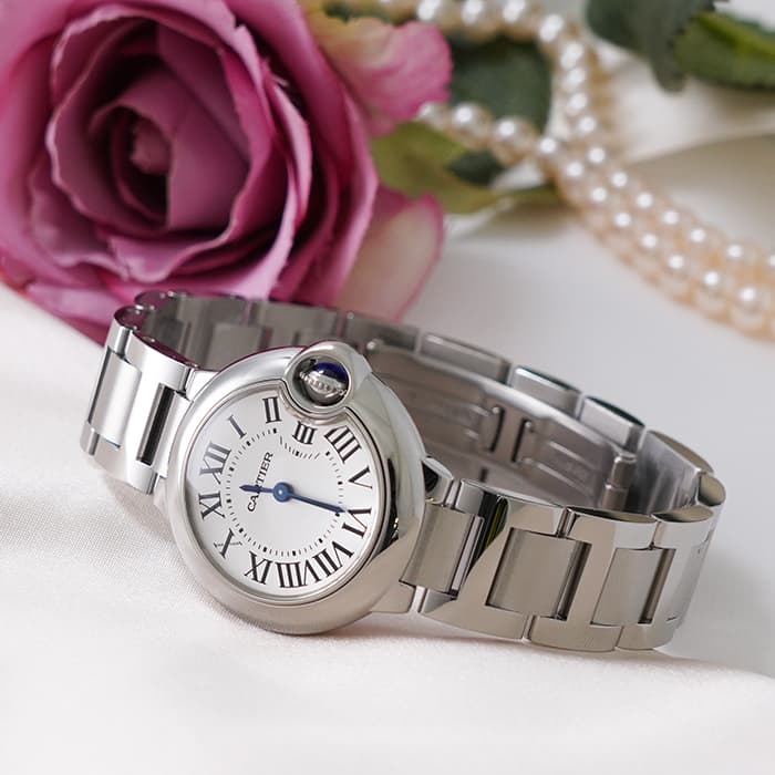 CARTIER カルティエ バロンブルー SM W69010Z4 CARTIER 新品レディース 腕時計 送料無料のサムネイル