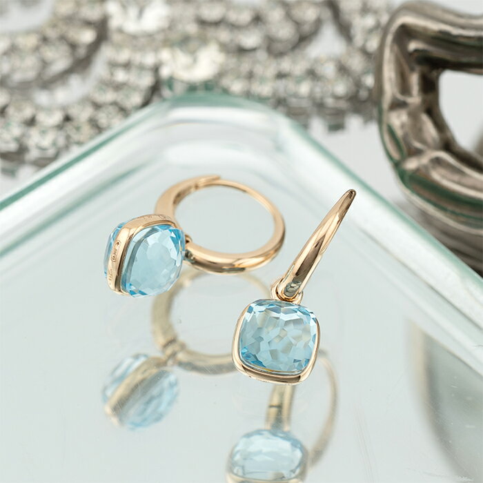 ポメラート ヌード ミニ ピアス スカイブルートパーズ POC5020_O7000_000YY 新品ピアス ブランドジュエリー 送料無料のサムネイル