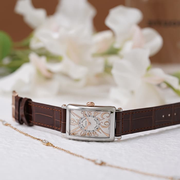 フランク・ミュラー ロングアイランド 902QZ REL STG 革 FRANCK MULLER 新品レディース 腕時計 送料無料のサムネイル