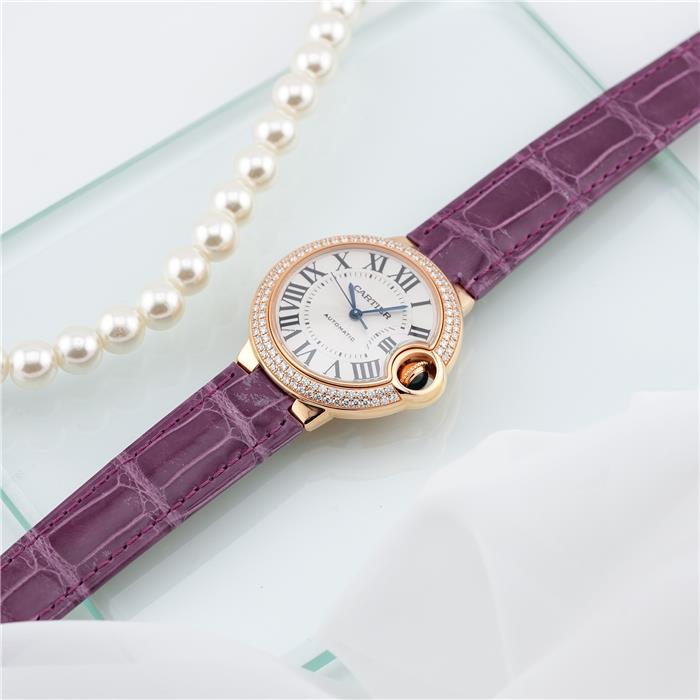 カルティエ バロンブルー ドゥ カルティエ 33mm WE902066 付属品完品 CARTIER 新品レディース 腕時計 送料無料のサムネイル