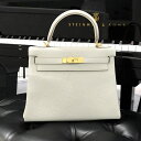 エルメス ケリー28 内縫い トゴ ベトン ゴールド金具 HERMES...(4)