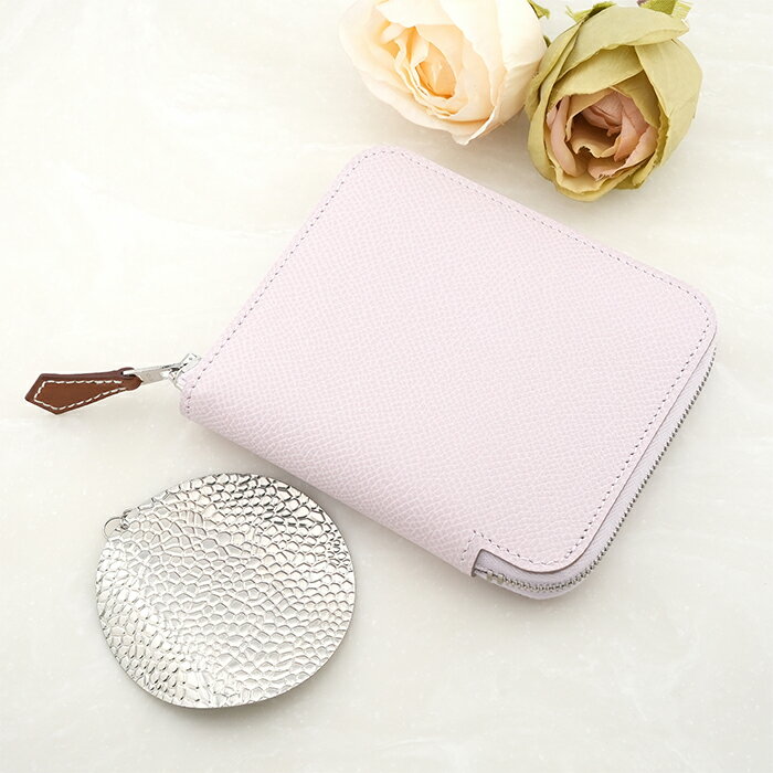 エルメス アザップ シルクイン コンパクト エプソン モーヴペール HERMES 新品財布 ブランド小物 送料無料のサムネイル