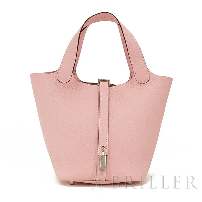 エルメス ピコタンロックPM トリヨンクレマンス ローズサクラ シルバー金具 HERMES 新品ハンドバッグ ブランドバッグ 送料無料