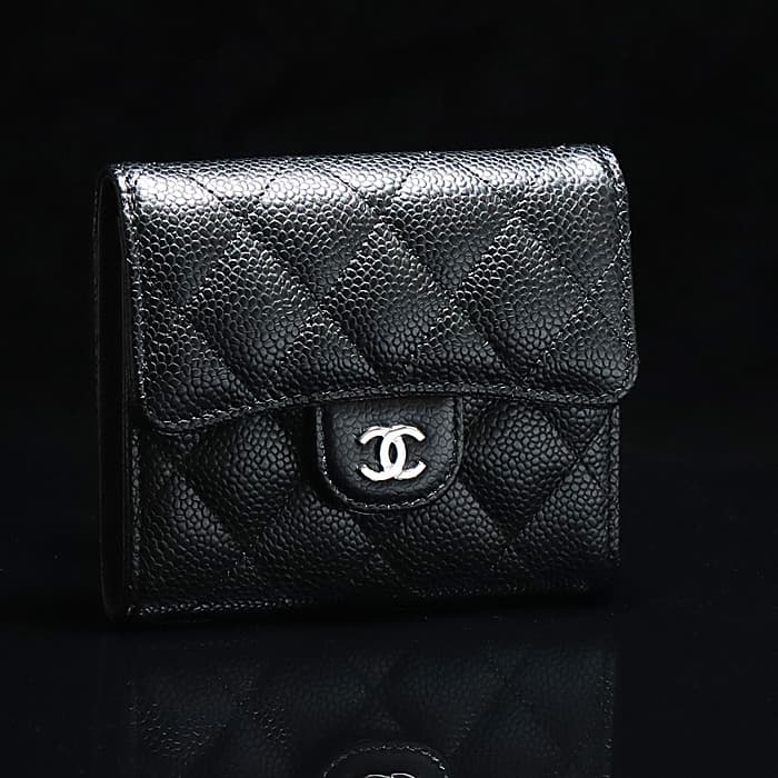 楽天市場】CHANEL スモールフラップ ウォレット(カラーブラック 楽天市場】CHANEL スモールフラップ ウォレット(カラーブラック