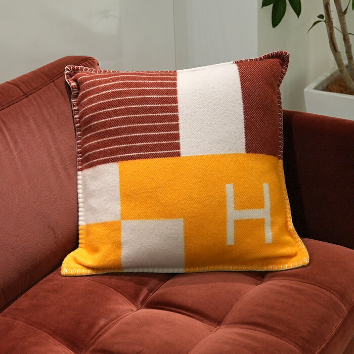 エルメス クッション ジャカード アヴァロン・ピアノ カザック 103721M HERMES 新品ホームグッズ ブランド小物 送料無料