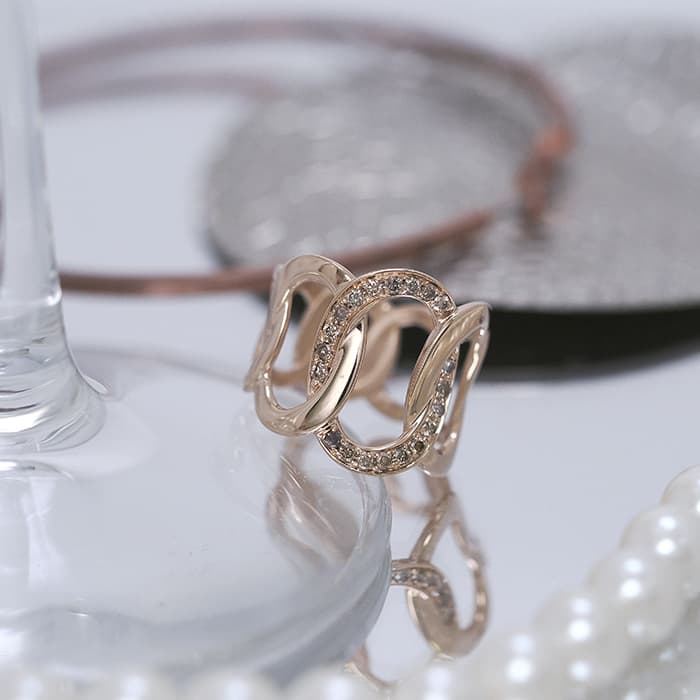 ポメラート ブレラ リング ローズゴールド ブラウンダイヤモンド PAB9100_O7000_DBR00 53 新品リング ブランドジュエリー 送料無料のサムネイル