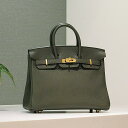 エルメス バーキン25 トゴ ヴェールグリス ゴールド金具 HERMES 新品ブランドバッグ 送料無料