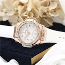 ウブロ 腕時計（レディース） ウブロ ビッグバン ワンクリック キングゴールド ホワイト ダイヤモンド 465.OE.2080.RW.1204 HUBLOT 新品レディース 腕時計 送料無料