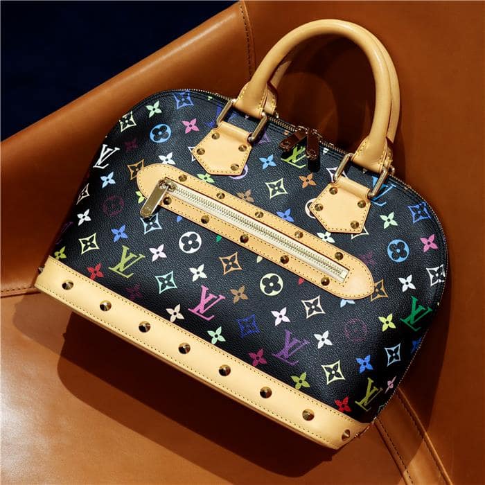 ルイヴィトン アルマ マルチカラー ブラック M92646 LOUIS VUITTON 中古ハンドバッグ 腕時計 送料無料