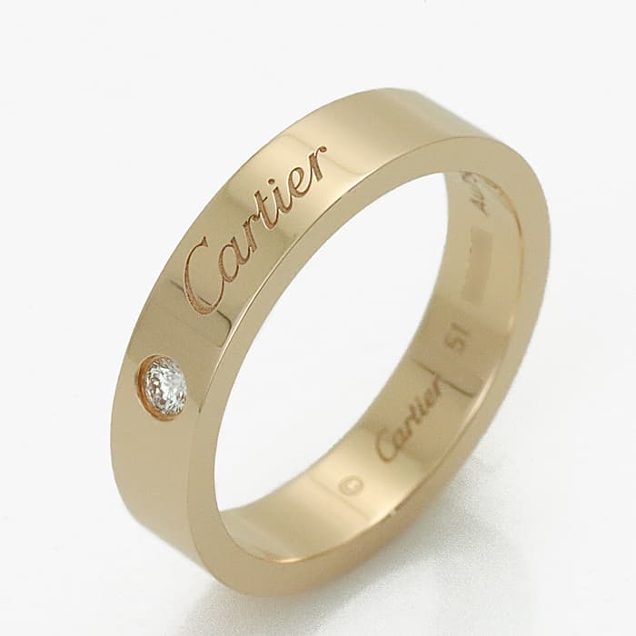 カルティエ 指輪 カルティエ C ドゥ カルティエ ウェディング リング ピンクゴールド ダイヤモンド B4210751 CARTIER 新品リング ブランドジュエリー 送料無料