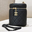 シャネル スモール ヴァニティー ケース ラムスキン ブラック AS3210 B07997 94305 CHANEL 新品シャネル チェーンバッグ レディース ミニバッグ ショルダーバッグ ヴァニティ バック ブランド 黒 中古 送料無料(4)
