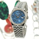 デイトジャスト ロレックス デイトジャスト31 278274 アズーロブルー フローラルモチーフ ジュビリーブレス ROLEX 新品レディース 腕時計 送料無料