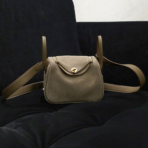 エルメス リンディミニ グリズリー/スイフト エトゥープ HERMES 新品ハンドバッグ ブランドバッグ 送料無料 エルメス リンディミニ グリズリー/スイフト エトゥープ HERMES 新品ハンドバッグ ブランドバッグ 送料無料