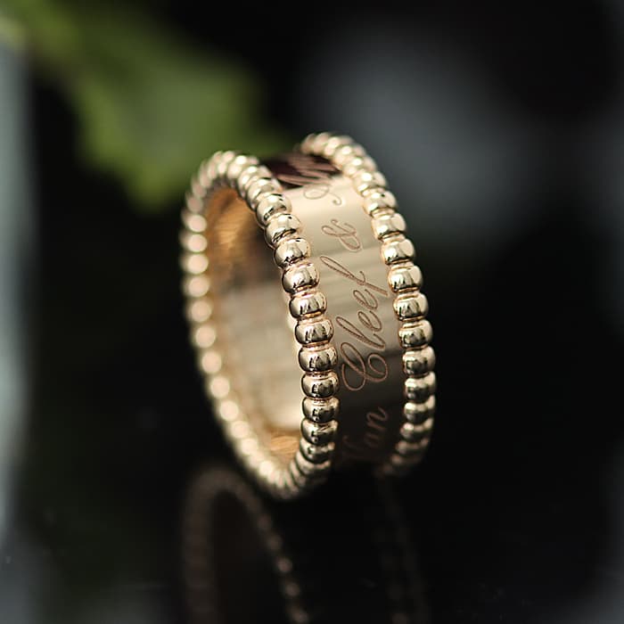 ヴァンクリーフアーペル シニアチュール リング ピンクゴールド VCARN32450 Van Cleef & Arpels 新品リング ブランドジュエリー 送料無料のサムネイル