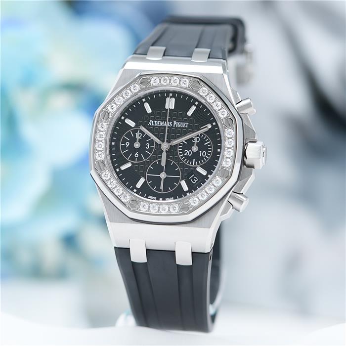 オーデマピゲ ロイヤルオークオフショア クロノグラフ 37mm 26231ST.ZZ.D002CA.01 AUDEMARS PIGUET 中古レディース 腕時計 送料無料