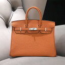 エルメス バーキン 25 トゴ オレンジ シルバー金具 HERMES ...(4)