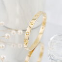 カルティエ ラブ ブレスレット イエローゴールド 6ダイヤモンド 18号 CARTIER 中古ブレスレット・バングル ブランドジュエリー 送料無料