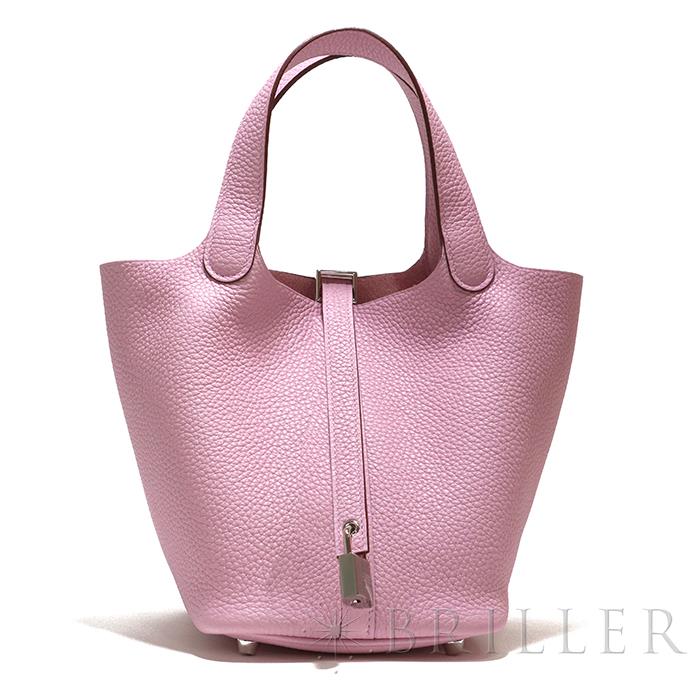 エルメス ピコタンロック PM トリヨン モーヴシルベストル シルバー金具 B刻印【2023年/未使用品】 HERMES 未使用品レディース ブランドバッグ 送料無料