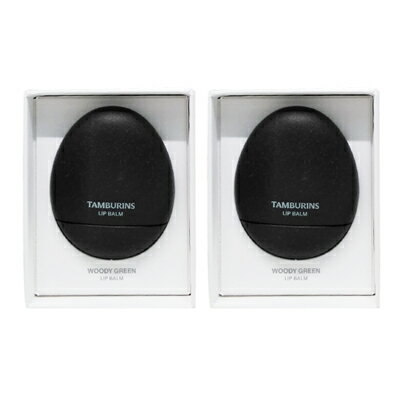 ■最大2100円OFFクーポン配布中■ ● 2個セット タンバリンズ エッグ リップ バーム ウッディ グリーン 5g..