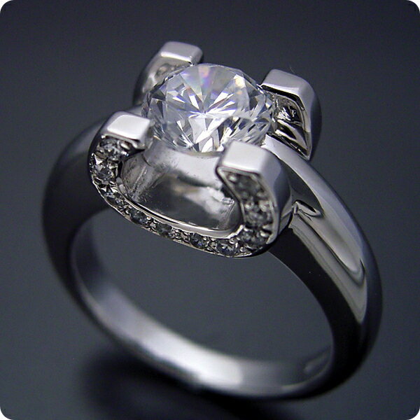 【婚約指輪】ダイヤモンド【1ct】1カラット【エ...の商品画像