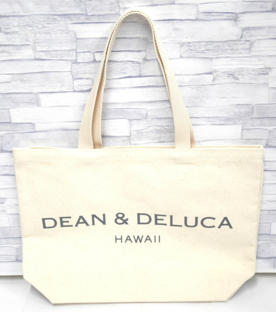 ハワイ限定 DEAN&DELUCA ディーン＆デルーカ ナチュラルカラー ラージサイズ トートバッグ DEAN&DELUCAハワイ デルーカ デルーカハワイ dean&deluca HAWAII hawaii ハワイトートバッグ 【送料無料】