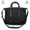 【送料無料】プラダ テスート ナイロン 2Way ショルダーバッグ 肩掛け 斜め掛け B1066M 黒 NERO シルバー金具 PRADA レディース メンズ ...