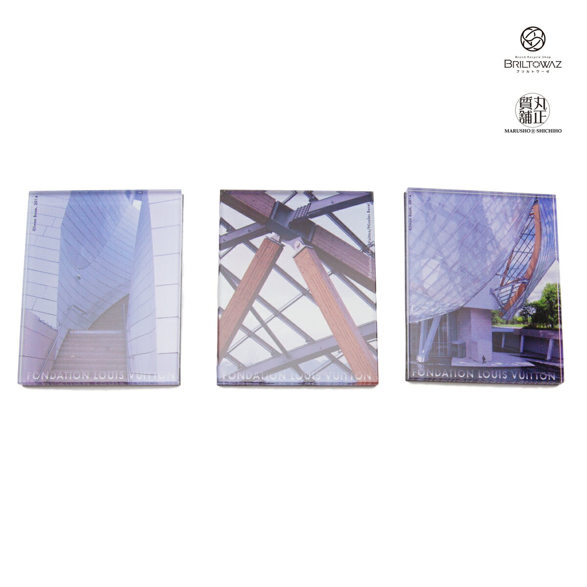 【直営買付】【送料無料】ルイヴィトン フォンダシオン 美術館 パリ 限定 マグネット 3種セット 磁石 Fondation LV LOUISVUITTON St...