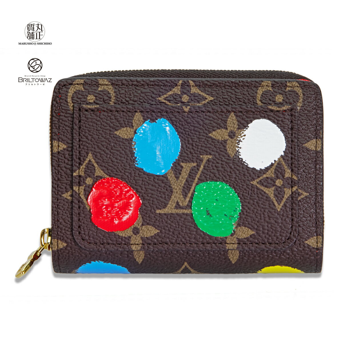 【直営買付】【送料無料】【あす楽】ルイヴィトン 2023 LV×YK ポルトフォイユ・ルー M81981 草間彌生 モノグラム 限定 ドット ミニ財布 コンパクト レディース LOUISVUITTON 【新品】【未使用】【代引き 無料】【丸正質舗】【質屋】【ブリルトワーゼ】(M211396e)のサムネイル