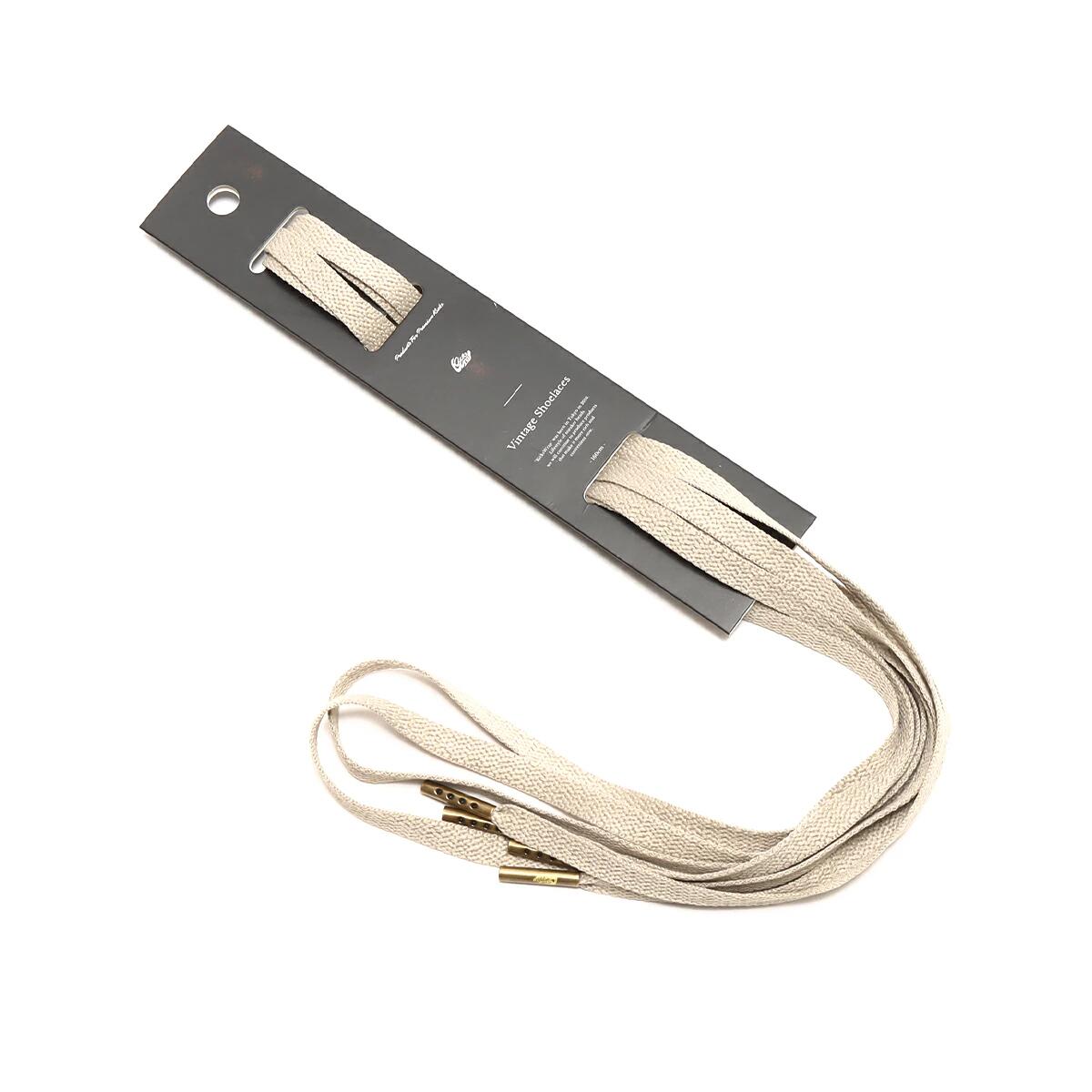 KicksWrap(キックスラップ) サイズ:160cm Vintage Shoelaces Greige 160cm ヴィンテージシューレース グレージュ KW-060【新古品/中古】【程度N】【カラーグレー】【オンライン限定商品】