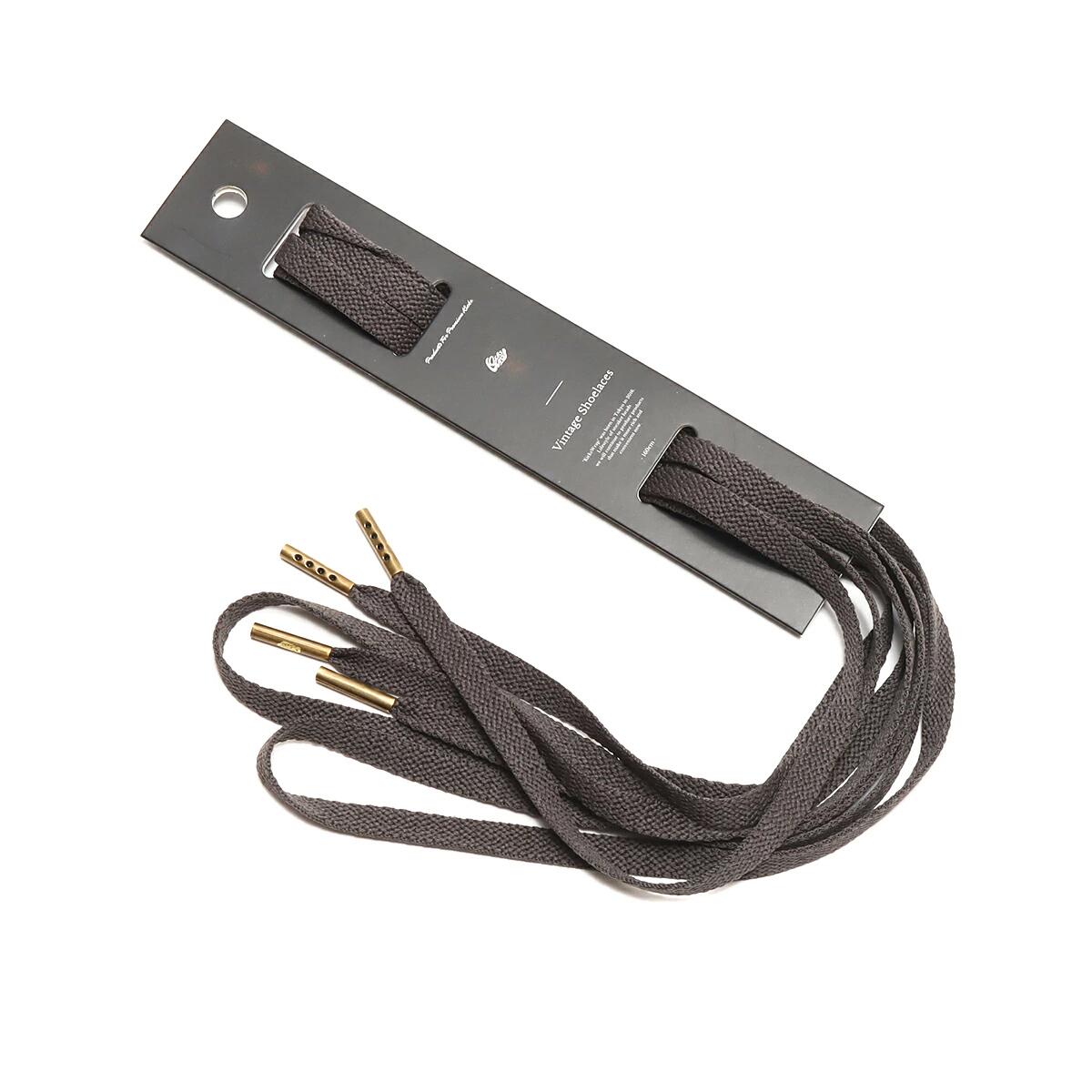 KicksWrap(キックスラップ) サイズ:160cm Vintage Shoelaces Shadow 160cm ヴィンテージシューレース シャドウ KW-061【新古品/中古】【程度N】【カラーグレー】【オンライン限定商品】