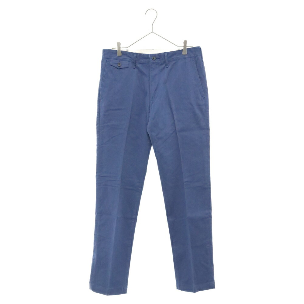 UNITED ARROWS(ユナイテッドアローズ) サイズ:48 PT-0002 ジッパーフライ チノカラーロングパンツ ブルー【中古】【程度B】【カラーブルー】【オンライン限定商品】