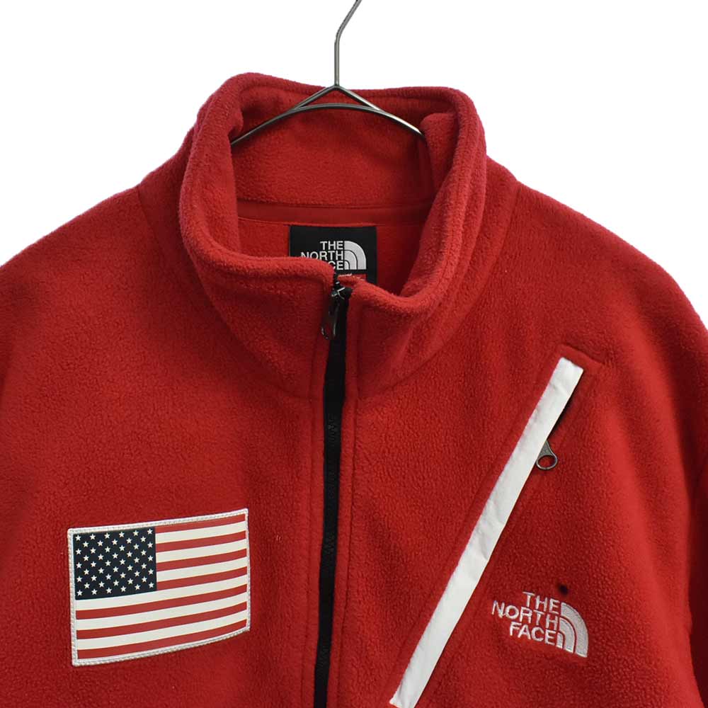 SUPREME(シュプリーム)17SS×THE NORTH FACE Trans Antarctica Expedition Fleece Jacket ノースフェイス フリースジャケット トランスアンタークティカエクスペディションフリースジャケット【中古】【程度BC】【カラーレッド】【取扱店舗渋谷】