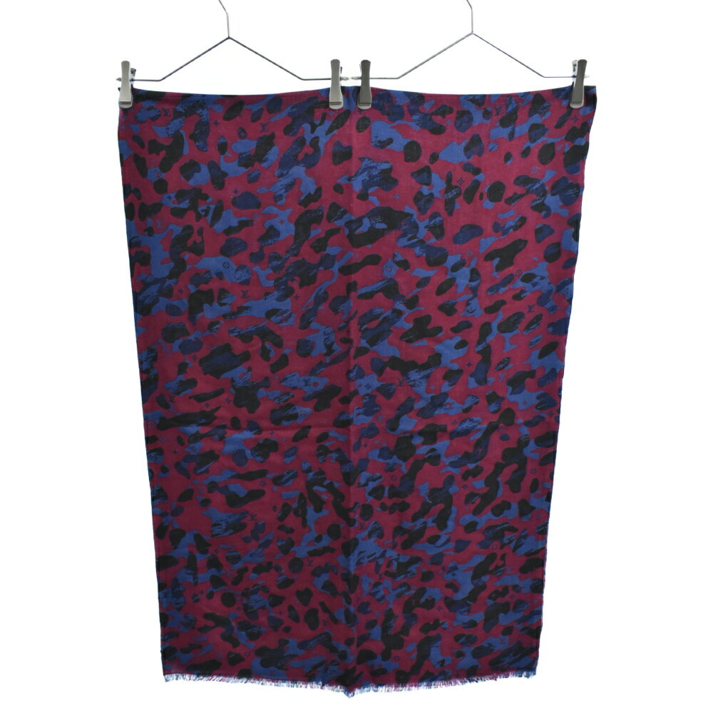 LOUIS VUITTON(ルイヴィトン)モノグラムカモカシミヤストール【中古】【程度A】【カラーマルチカラー】【オンライン限定商品】