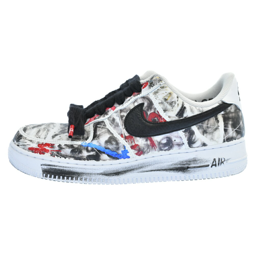 NIKE(ナイキ)×peaceminusone AIR FORCE 1 LOW PARA NOISE DD3223-100 エアフォース1 ローカットスニーカー パラノイズ ホワイト【中古】【程度AB】【カラーホワイト】【取扱店舗原宿】
