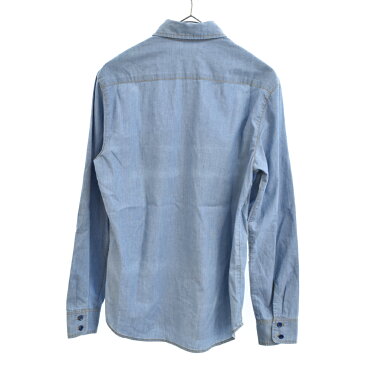 SUPREME(シュプリーム)×Levi's 11AW ロングスリーブシャンブレー長袖シャツ ブルー【中古】【程度A】【カラーブルー】【オンライン限定商品】
