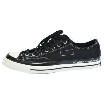 CONVERSE(コンバース)×MONCLER FRAGMENT Chuck Taylor All Star 70 Hi モンクレール フラグメント チャックテイラー CT70 ローカットスニーカー ブラック【中古】【程度A】【カラーブラック】【オンライン限定商品】