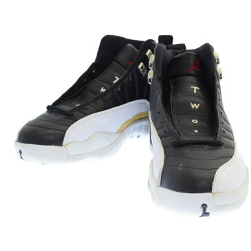 NIKE(ナイキ)【デッドストック】 1997 DEADSTOCK AIR JORDAN ? PLAYOFF 136001-061 97年製 エアジョーダン12 オリジナル プレイオフ US8【中古】【程度B】【カラーブラック】【オンライン限定商品】