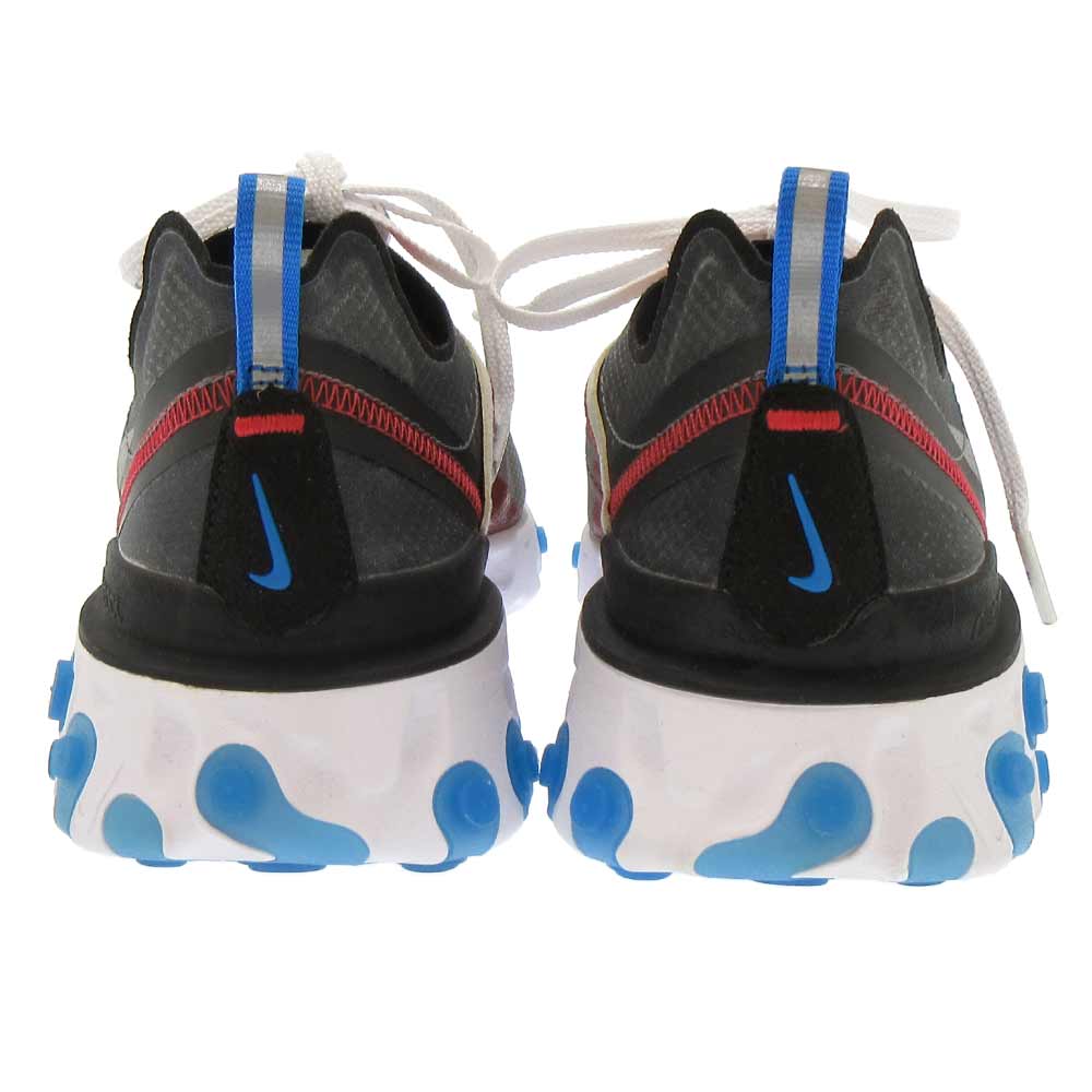 NIKE(ナイキ)REACT ELEMENT 87 AQ1090-003 リアクトエレメント87 ローカットスニーカー ブラック【中古】【程度A】【カラーブラック】【オンライン限定商品】