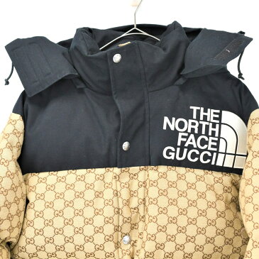 GUCCI(グッチ)×ザノースフェイス ダウンジャケット【新古品/中古】【程度N】【カラーベージュ】【オンライン限定商品】