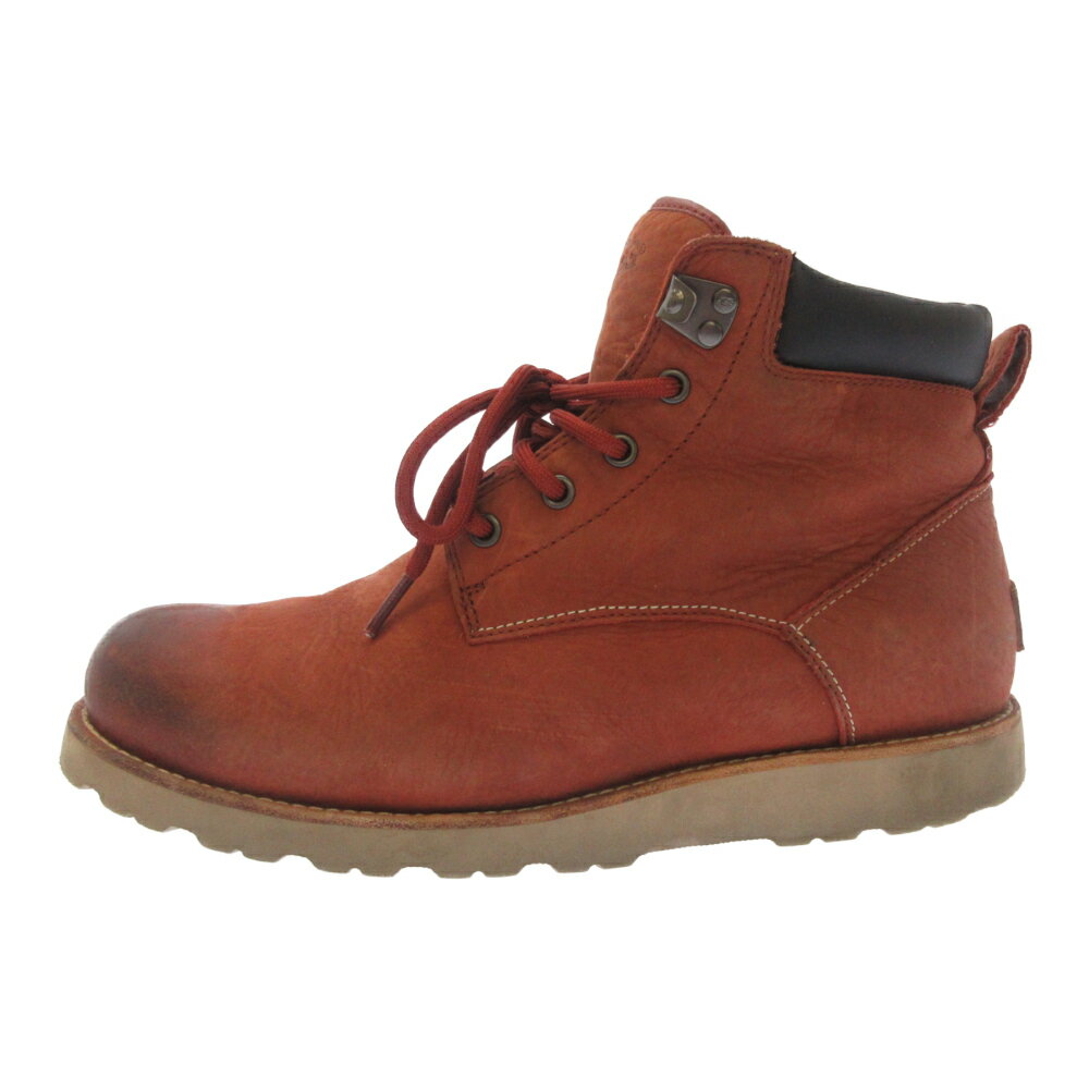 UGG(アグ)Seton TL 裏ボア レザーレースアップワーキングハイカットブーツ ブラウン 1094391【中古】【程度A】【カラーブラウン】【オンライン限定商品】