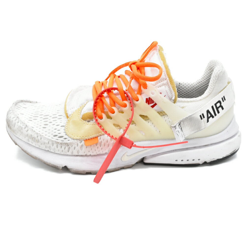 NIKE(ナイキ) サイズ:29.0cm OFF-WHITE THE 10: AIR PRESTO オフホワイト ザテン エアプレスト ローカットスニーカー ホワイト AA3830-100【中古】【程度AB】【カラーホワイト】【取扱店舗心斎橋】