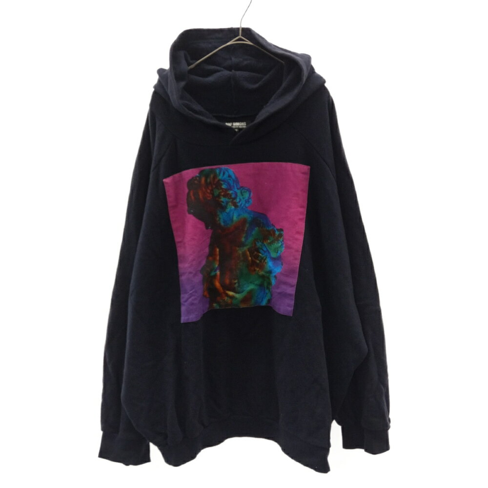 RAF SIMONS(ラフシモンズ)2003-2004AW closer期 クローザー期 ピーターサヴィル プルオーバーパーカー ネイビー NEW ORDER【中古】【程度A】【カラーネイビー】【取扱店舗渋谷】