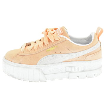 PUMA(プーマ)MAYZE WN'S メイズ厚底ローカットスニーカー 380784-03 ピンク レディース USWns7【中古】【程度B】【カラーピンク】【オンライン限定商品】