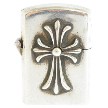 CHROME HEARTS(クロムハーツ)ZIPPO LIGHTERZ-V1 V1スモールCHクロスジッポライター シルバー【中古】【程度B】【カラーシルバー】【取扱店舗OneStyle原宿店】