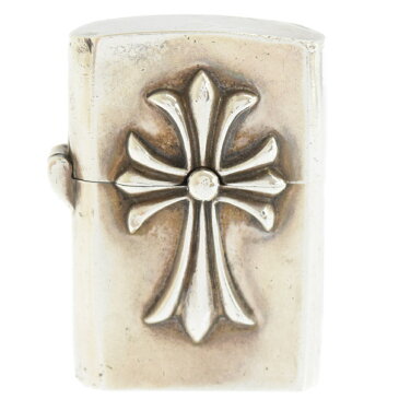 CHROME HEARTS(クロムハーツ)ZIPPO LIGHTERZ-V1 V1スモールCHクロスジッポライター オールド【中古】【程度B】【カラーシルバー】【取扱店舗原宿】