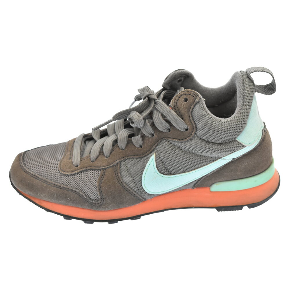 NIKE(ナイキ) サイズ:23.5cm WMNS INTERNATIONALIST MID インターナショナリスト ミッド スニーカー 683967-200 グレー【中古】【程度B】【カラーグレー】【オンライン限定商品】