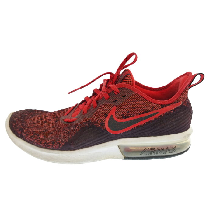 NIKE(ナイキ) サイズ:26.5cm AIR MAX SEQUENT 4 エア マックス シークエント 4 AO4485-006 レッド【中古】【程度B】【カラーレッド】【オンライン限定商品】★SALE対象★