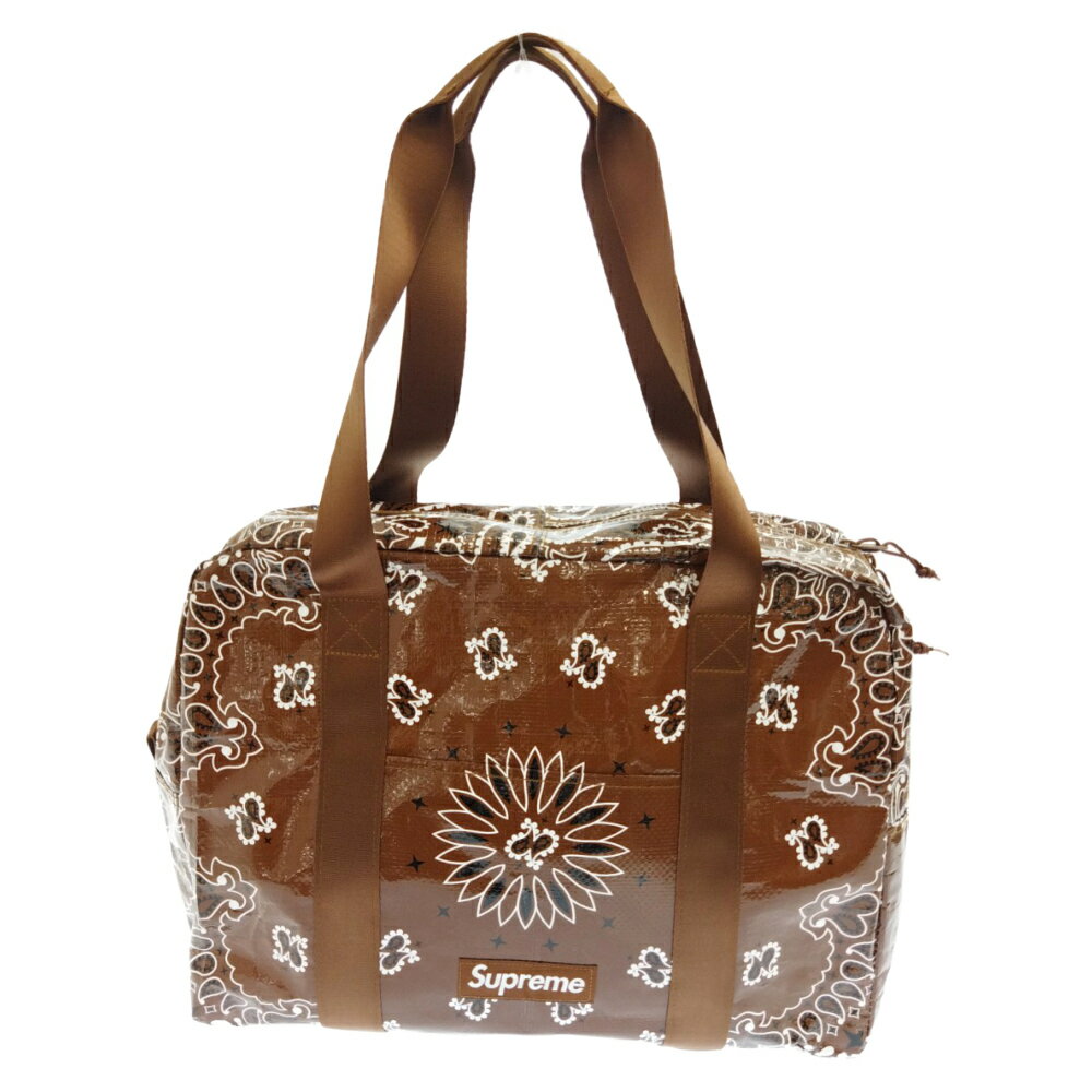 SUPREME(シュプリーム)21SS Bandana Tarp Small Duffle Bag バンダナ タープ スモールダッフルバッグ ブラウン【中古】【程度A】【カラーブラウン】【オンライン限定商品】★SALE★